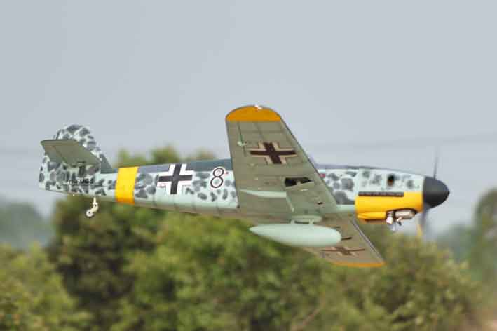 BH188 - Messerschmitt BF 109G 2255mm 89” 50-60cc ARF With Electric Retract - Image 7