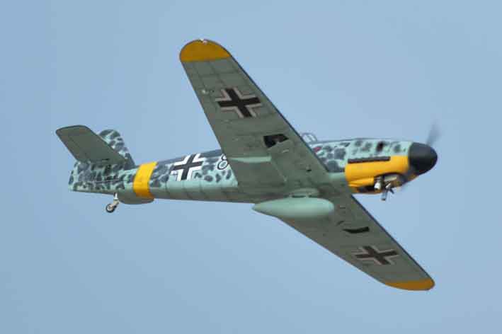 BH188 - Messerschmitt BF 109G 2255mm 89” 50-60cc ARF With Electric Retract - Image 4