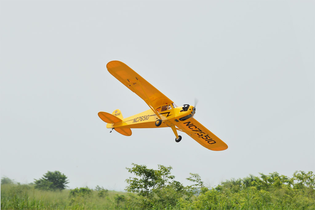 BH04 - Piper J-3 Cub 1,950 mm (76.77") size 46-55 ARF - Image 3