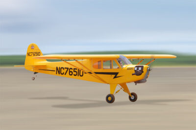 BH58 - Piper J-3 Cub 2,380mm (93.7") Glow and EP