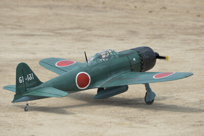 BH180 - Mitsubishi A6M ZERO 2385mm 94” 50-60cc ARF W/Electric Retract