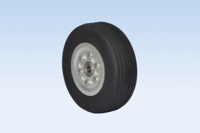 Rubber Wheel/Hub 75mm