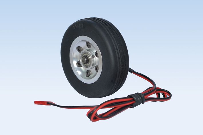 Rubber Wheel with Brake 65mm - Image 2
