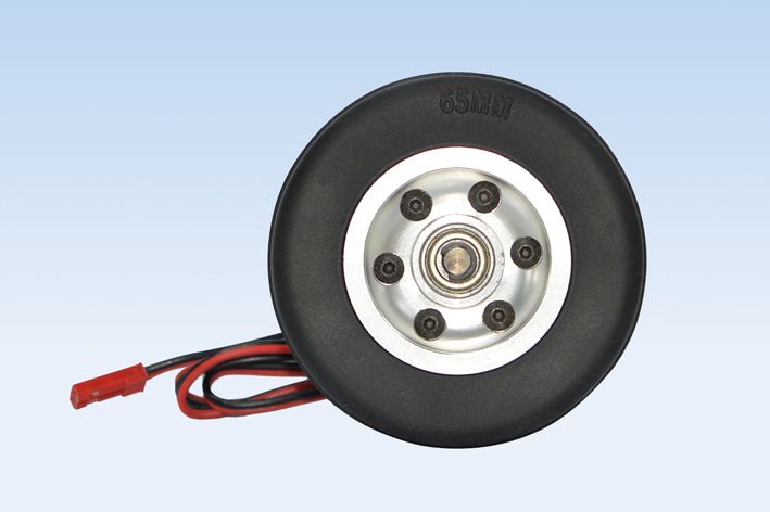 Rubber Wheel with Brake 65mm - Image 3