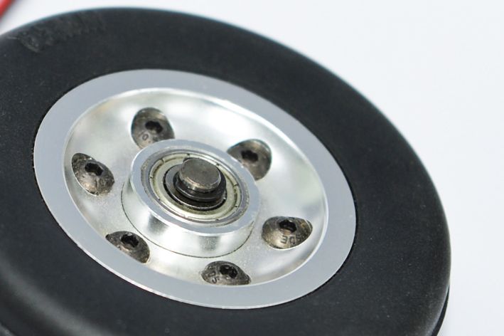 Rubber Wheel with Brake 65mm - Image 4