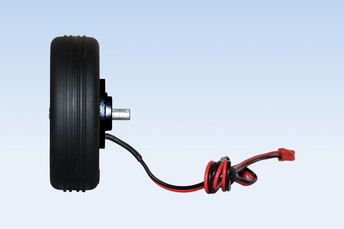 Rubber Wheel with Brake 65mm - Image 5