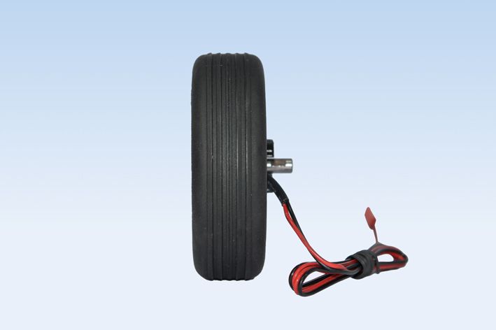 Rubber Wheel with Brake 85mm - Image 3