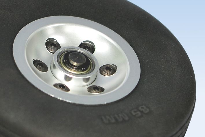 Rubber Wheel with Brake 85mm - Image 6