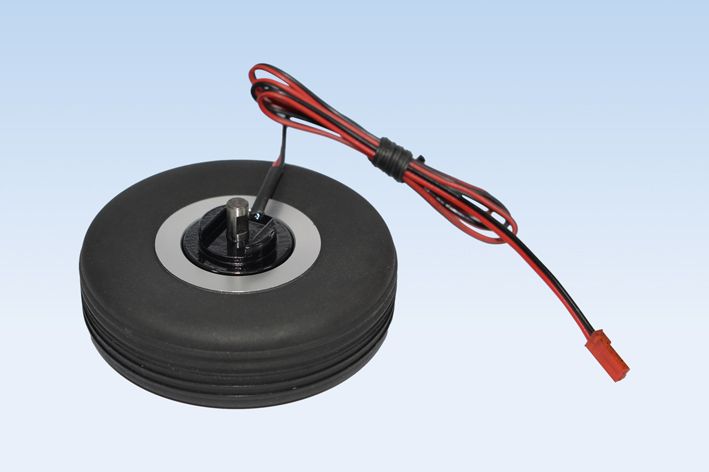 Rubber Wheel with Brake 85mm - Image 7